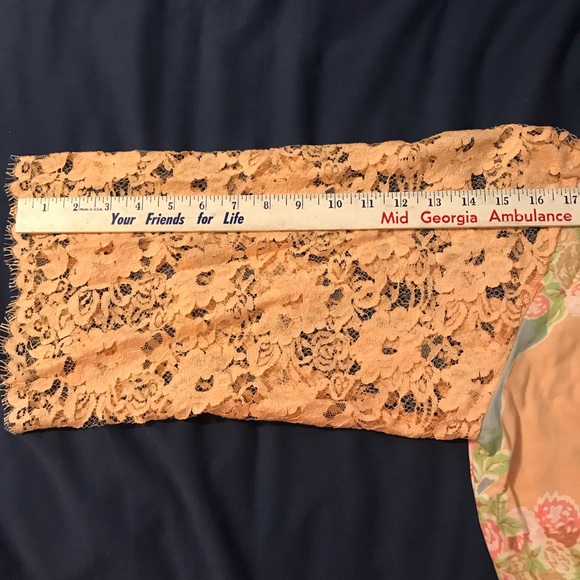 Shari B. Green floral duster Handmade/upcycled - Picture 10 of 12